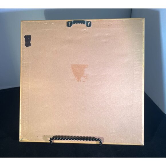 Light Wooden Framed Light Green Mat Pressed Flower Art "Wildflowers" Signed By S - Picture 5 of 6